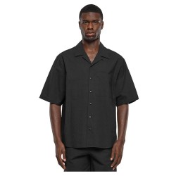 риза,с,къс,ръкав,мъжки,ризи,urban,classics,relaxed,seersucker,short,sleeve,shirt,black