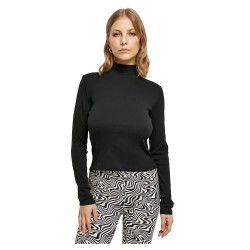 тениска,дамски,тениски,urban,classics,rib,back,cut,out,long,sleeve,t,shirt,black,(black)