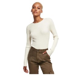 тениска,дамски,тениски,urban,classics,rib,knit,long,sleeve,t,shirt,white