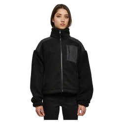 яке,дамски,якета,и,палта,urban,classics,sherpa,mix,jacket,black