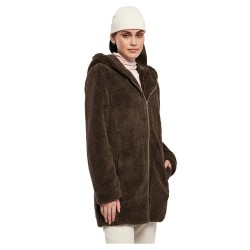 анорак,дамски,якета,и,палта,urban,classics,sherpa,parka,brown,(brown)