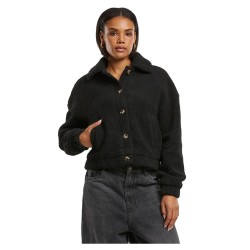 яке,дамски,якета,и,палта,urban,classics,short,sherpa,jacket,black