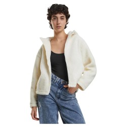 яке,дамски,якета,и,палта,urban,classics,short,sherpa,jacket,white,sand,(beige)