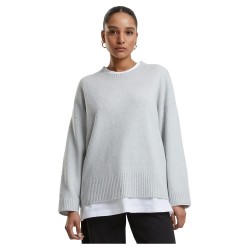 блуза,дамски,пуловери,дамски,плетени,дрехи,urban,classics,soft,oversized,sweater,light,asphalt,(grey)