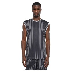 тениска,мъжки,тениски,urban,classics,striped,mesh,sleeveless,t,shirt,black,(black,white)