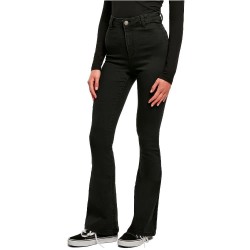 дънки,дамски,панталони,urban,classics,super,stretch,bootcut,jeans,black