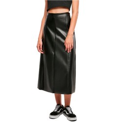 пола,дамски,поли,и,рокли,urban,classics,synthetic,leather,midi,skirt,black