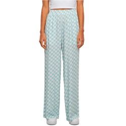 панталони,дамски,панталони,urban,classics,viscose,resort,pants,blue,(ocean,blue,check)