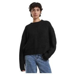 блуза,дамски,пуловери,дамски,плетени,дрехи,urban,classics,wide,basic,oversized,sweater,black