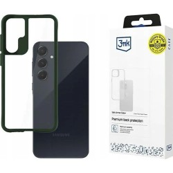 3MK Galaxy A55 Satin Armor phone case 5G - Clear (Green) други,аксесоари,3mk,galaxy,a55,satin,armor,phone,case,5g,clear,(green)