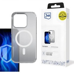 3MK IPhone 15 Pro Frosty MagCase phone case - Clear (White) други,аксесоари,3mk,iphone,15,pro,frosty,magcase,phone,case,clear,(white)