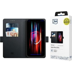 3MK IPhone 15 Pro Wallet Case phone case - Black (Black) други,аксесоари,3mk,iphone,15,pro,wallet,case,phone,case,black,(black)
