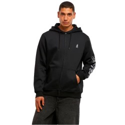 блуза,мъжки,пуловери,dangerous,dngrs,fast,full,zip,sweatshirt,black
