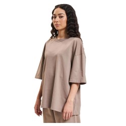 тениска,дамски,тениски,def,short,sleeve,t,shirt,brown,(brown,washed01)