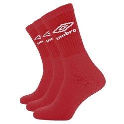чорапи,мъжки,чорапи,umbro,sport,socks,3,pairs,red