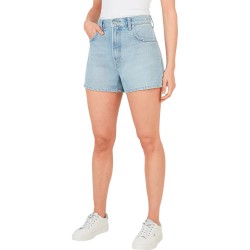 къси,панталони,дамски,панталони,pepe,jeans,a,line,high,waist,denim,shorts,blue,(denim,13.5,oz,blue,rigid,denim)