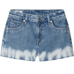 къси,панталони,детски,панталони,pepe,jeans,a,line,jr,cloudy,high,waist,denim,shorts,blue