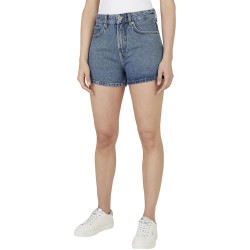 къси,панталони,дамски,панталони,pepe,jeans,a,line,suzie,high,waist,denim,shorts,denim,medium,blue,(blue)
