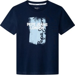 тениска,детски,тениски,pepe,jeans,alex,short,sleeve,t,shirt,navy,(blue)