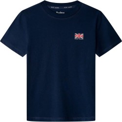 тениска,детски,тениски,pepe,jeans,arlo,short,sleeve,t,shirt,navy,(blue)