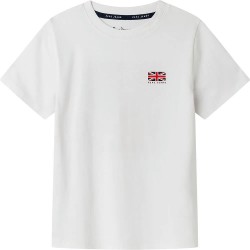 тениска,детски,тениски,pepe,jeans,arlo,short,sleeve,t,shirt,white,(white)