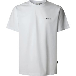 тениска,мъжки,тениски,pepe,jeans,back,clag,short,sleeve,t,shirt,white,(white)