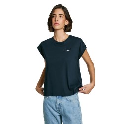 тениска,дамски,тениски,pepe,jeans,blooma,short,sleeve,t,shirt,dulwich,blue,(blue)