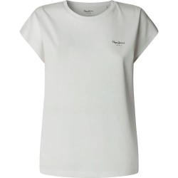 тениска,дамски,тениски,pepe,jeans,blooma,short,sleeve,t,shirt,white,(white)