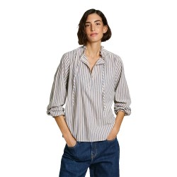 риза,с,дълъг,ръкав,дамски,блузи,дамски,ризи,pepe,jeans,britney,long,sleeve,shirt,mousse,white,(beige)