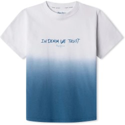 тениска,детски,тениски,pepe,jeans,carter,short,sleeve,t,shirt,white,blue,(azzurro,blue)