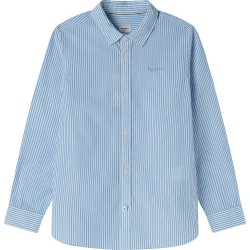 риза,с,дълъг,ръкав,детски,ризи,pepe,jeans,celso,long,sleeve,shirt,blue