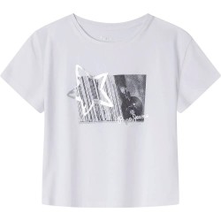 тениска,детски,тениски,pepe,jeans,cintia,short,sleeve,t,shirt,white,(white)