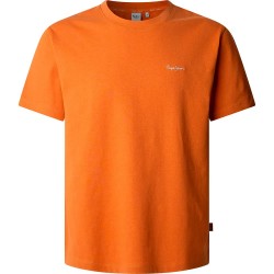 тениска,мъжки,тениски,pepe,jeans,contrast,connor,short,sleeve,t,shirt,sundown,orange,(orange)
