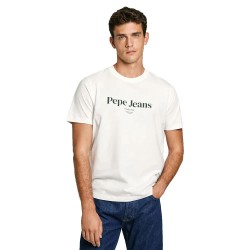 тениска,мъжки,тениски,pepe,jeans,dale,tee,short,sleeve,t,shirt,off,white,(white)