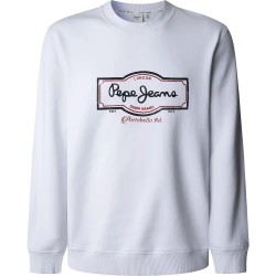 блуза,мъжки,пуловери,pepe,jeans,daxton,sweatshirt,white,(white)