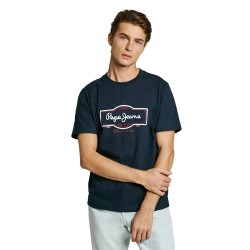 тениска,мъжки,тениски,pepe,jeans,daxton,tee,short,sleeve,t,shirt,blue,(dulwich,blue)
