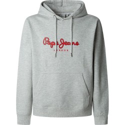 суичър,мъжки,пуловери,pepe,jeans,duke,hoodie,grey