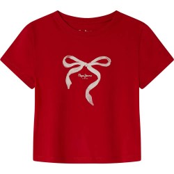 тениска,мъжки,тениски,дамски,тениски,pepe,jeans,estelle,short,sleeve,t,shirt,red,(royal,red)