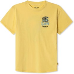 тениска,детски,тениски,pepe,jeans,finley,short,sleeve,t,shirt,sorbet,lemon,yellow,(yellow)