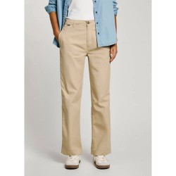 панталони,дамски,панталони,pepe,jeans,gina,pants,beige