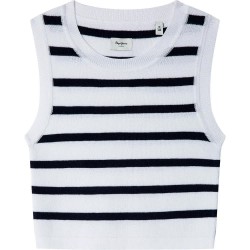 блуза,детски,блузи,pepe,jeans,iris,sweater,white,(navy)
