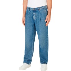 мъжки,панталони,pepe,jeans,loose,pleated,jeans,denim,10.5oz,blue,reclaim,denim,(blue)
