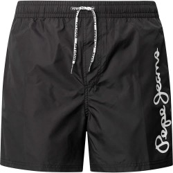 бански,гащета,мъжки,бански,костюми,pepe,jeans,logo,swimming,shorts,black,(black)