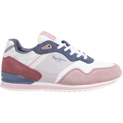 маратонки,дамски,маратонки,pepe,jeans,london,print,w,trainers,white