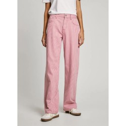дамски,панталони,pepe,jeans,loose,st,high,waist,jeans,denim,10,oz,rigid,denim,(pink)