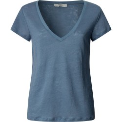 тениска,дамски,тениски,pepe,jeans,megan,short,sleeve,v,neck,t,shirt,steel,blue,(blue)