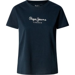 тениска,дамски,тениски,pepe,jeans,macy,short,sleeve,t,shirt,dulwich,blue,(blue)