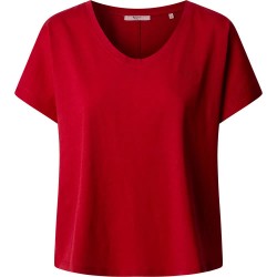 тениска,дамски,тениски,pepe,jeans,malena,short,sleeve,v,neck,t,shirt,red,(red)