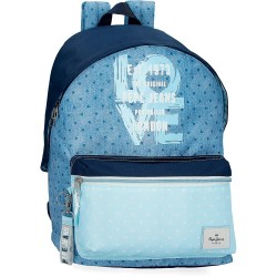 юношеска,раница,раници,pepe,jeans,noni,junior,backpack,blue