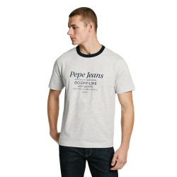 тениска,мъжки,тениски,pepe,jeans,peterson,short,sleeve,t,shirt,grey,(light,grey,marl)